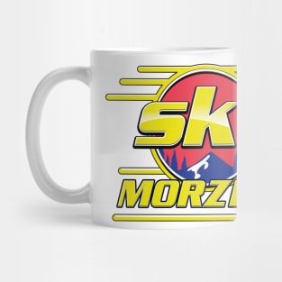 Morzine France Ski 80s logo Mug